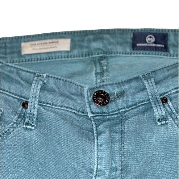 Adriano Goldschmied Stevie AnklePant in Sea Foam - Picture 7 of 8